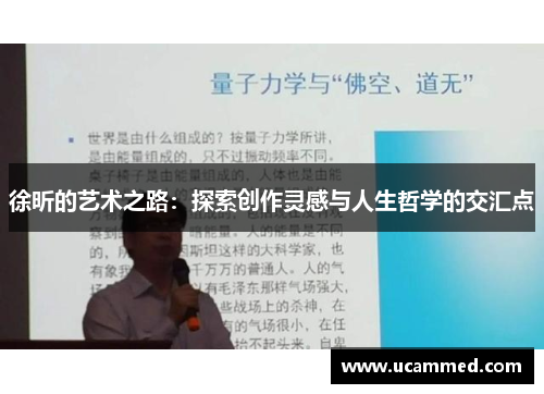 徐昕的艺术之路：探索创作灵感与人生哲学的交汇点